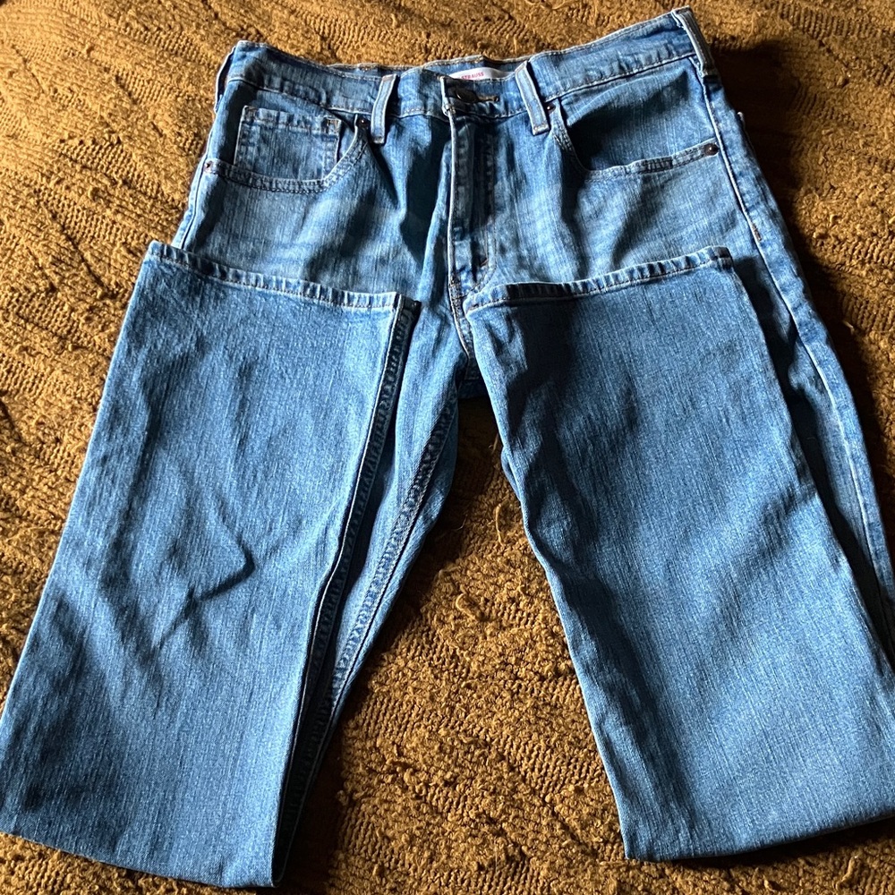 Signature by Levi Strauss Relaxed Fit Light Blue Jeans